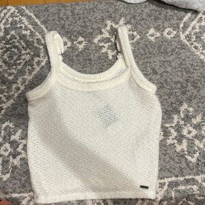 girls hollister fuzzy top NWT
